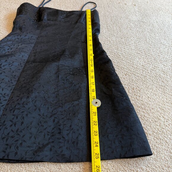 Vintage Jeanette Kastenberg Bergdorf Goodman Mini Dress Black A-line Prom Size 2 - Picture 7 of 9